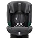 BRITAX RÖMER Kindersitz EVOLVAFIX, mit ISOFIX, für Kinder von 76-150 cm (i-Size), 15 Monate - 12 Jahre, Midnight Grey