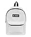 Everest Luggage Basic Backpack, White, Medium