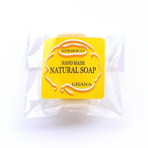yTCYzAtLR AFRIKICO i` ΂iێVAo^[zj NATURAL SOAP with SHEA BUTTER K[i Made in Ghana