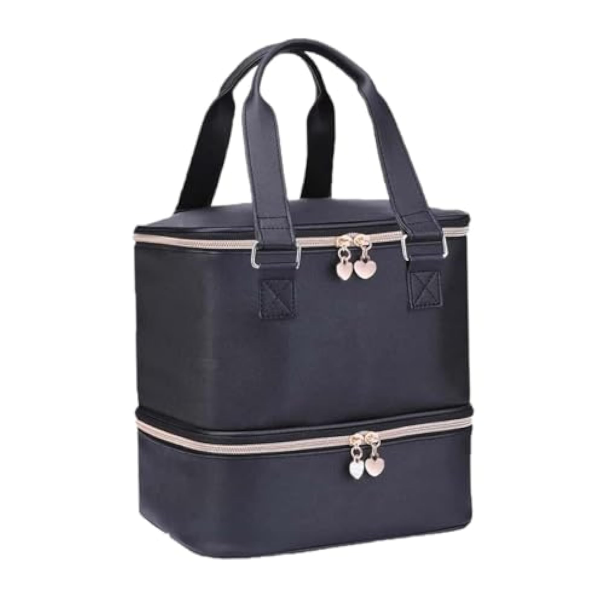 Double Layer Nail Polish Carrying Case Bag for Women