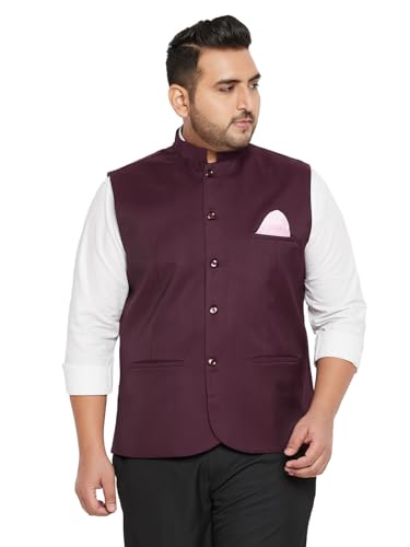 Image of Vastramay Plus Men's Nehru Jacket