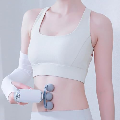 Image of HEEJ Deep Tissue Massager for Body Pain | 9 Specialized Heads for Deep Tissue, Muscles & Pain Relief | Handheld Mini Massage Machine for Neck, Back, Legs, Whole Body (Multicolor)