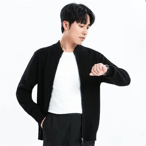 Men Knitwear Wool Zipper Cardigan Thickened Cotton Long Sleeve Warm Couples Clothing Sweater4