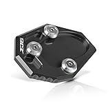 ✔ Qualité : agrandisseur de béquille CNC usiné à partir d'acier inoxydable haute densité et d'alliage d'aluminium, haute résistance et durable. Décorez vos motos et rendez-les plus belles. Avec cette béquille latérale plus grande, donnez à votre moto une assise plus sûre, garez votre moto sans soucis.