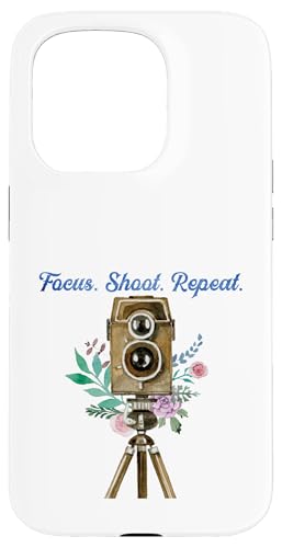 Focus Shoot Repeat Photography Camera Lens Design Funny �X�}�z�P�[�X iPhone 15 Pro �p