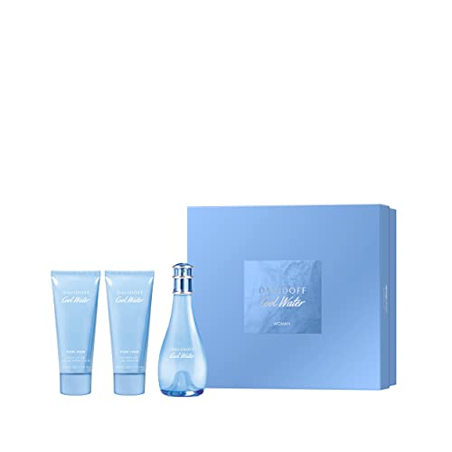 Davidoff Cool Water - Juego de 3 Piezas para Mujer