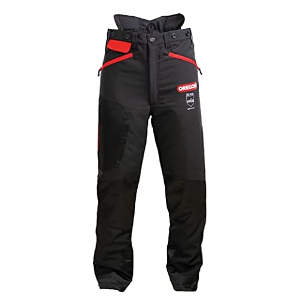 Oregon Waipoua Pantalones de Protección para Motosierra, Clase 1, Tipo A, Ropa Ajustable, Ligera, Transpirable y Resistente
