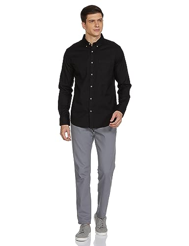 Image of Symbol Premium Men Stylish Solid All Day Fresh Buttondown Casual Shirt - Regular Fit | Plain | Full Sleeve | Cotton Semi Formal Wear (Available in Plus Size & Combo Pack)