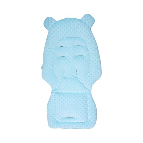 81x41cm リバーシブルドットバッキングシートパッド ソフトコットン ビロードのようなベビーカーインサート 新生児ハイチェア 乳母車カート ベビーカーアクセサリー