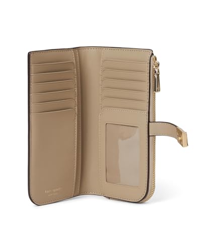 kate spade new york Deco Pebbled Leather Wallet, Timeless Taupe3