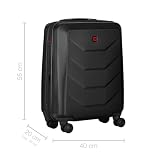 WENGER Prymo 2 Piece Luggage Set, Carry On + L Suitcase, Hard Shell, 36 (43) L + 93 (107) L, Expandable