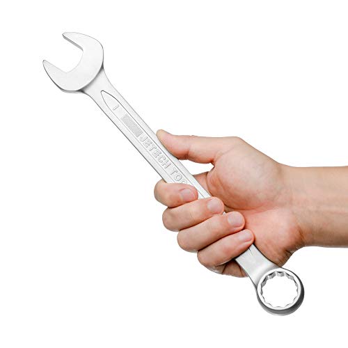 Jetech 14Pcs Sae Combination Wrench Set - Industrial Grade Spanners With 12-Point Design, 15-Degree Offset, Made With Cr-V Steel In Sand Blasted Finish, Forged, Heat-Treated, Size 3/8 Inch-1-1/4 Inch #TOP5