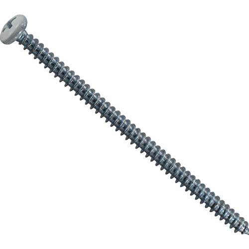Tornillos lacados blancos 508951 Hard-To-Find Cierre de alta sujeción