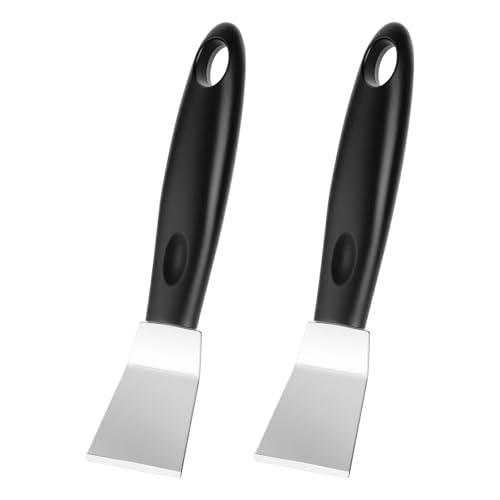 Eiodoni 2Pcs Professional 3D Printer Tool Polished Stainless Steel Spatula