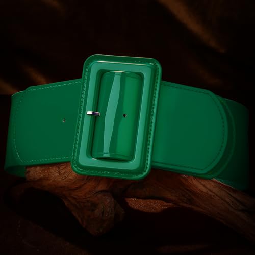 Image of VONMELLI Stretchy Wide Women Belts Elastic Vintage Belts for Women Fashion Ladies Waist Belt for Dress