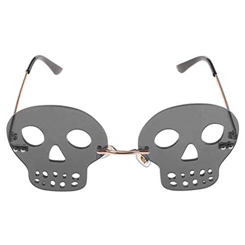 WOFASHPURET 1 Par gafas de sol divertidas gafas de fiesta en la playa gafas de sol sin montura para hombre gafas de sol geniales gafas de sol de fiesta en la playa ordenador personal Gris