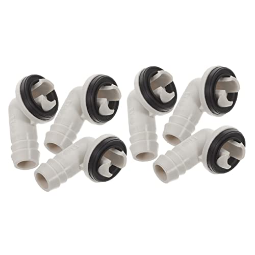 3 Raccordi Gomito Per Tubo Scarico Condizionatore - 15mm, Bianco/Grigio - Foto 9