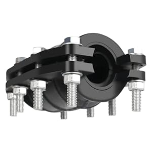 Pipe Repair Clamp Leak Sealer, 3/4 Inch Water Pipe Clamp Repair Kit, for Emergency Pipe Repair of OD 20MM Plastic and Metal Pipes