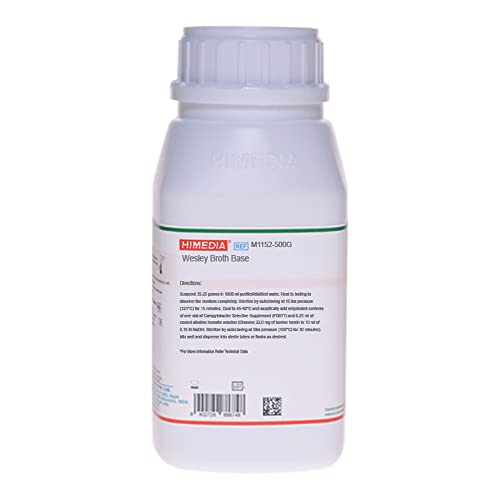 HiMedia Laboratories M1484-2.5KG Polymyxin Pyruvate Egg Yolk Mannitol Bromothymol Blue Agar Base, 2.5 kg