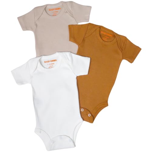 Kit 3 Body Minimalista Para Bebes Unissex Cores Neutras