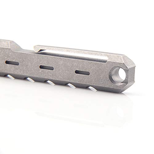 Hamans Titan-Hebelbügel-Nagelabzieher, für den Außenbereich, mit Taschenclip, groß, strapazierfähig, EDC-Multifunktionswerkzeug, Grau