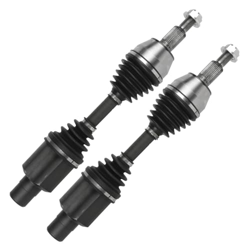 Image of Detroit Axle - Front CV Axles for 2004-2009 Dodge Durango 2007-2009 Chrysler Aspen, 2005 2006 2007 2008 CV Axle Shafts Assembly Replacement