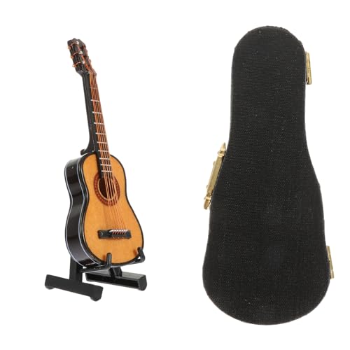 VICASKY 1 Jeu Modèle De Guitare Petit Instrument De Musique Décor Miniature Décoration De Bureau De Statue De Guitare Cadeau De Guitare Hommes Et Femmes Cadeau d’anniversaire Ballade Bois - Les Beatles, Paul McCartney, John Lennon, RIngo Starr, George Harrison VICASKY 1 Jeu Modèle De Guitare Petit Instrument De Musique Décor Miniature Décoration De Bureau De Statue De Guitare Cadeau De Guitare Hommes Et Femmes Cadeau d'anniversaire Ballade Bois