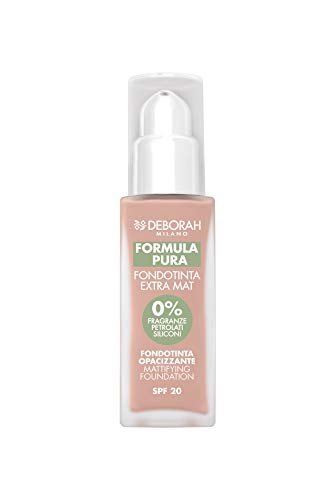 Deborah Extra Mat Formula Pura No. 01 Fair SPF20, Paraben Free