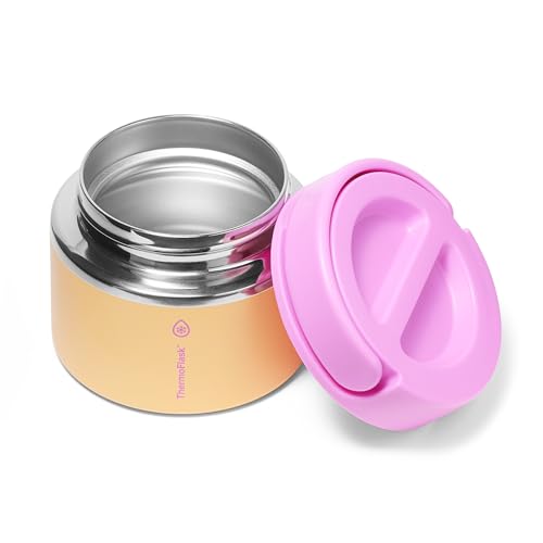 Image of ThermoFlask Insulated Food Jar with Leakproof Lid (12 oz, Candy Oasis) - Stainless Steel Food Containers for Hot & Cold Meals, Lunch, Soup & Snacks