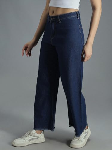 Image of HIGH Star Women's Straight Fit Mid Rise Jeans