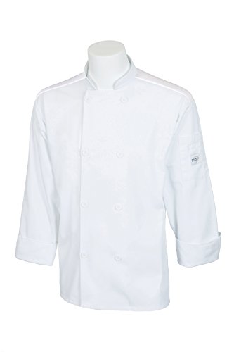Mercer Culinary Millennia Air Herren Jacke Weiß Cook-Jacke mit Vollnetz-Rücken, XS M60017WHXS Cover