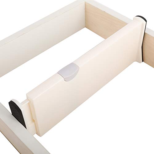 Realplus 8 Pack Of Plastic Drawer Dividers Organizer Separators Adjustable From 11-17 Inches For Bedroom,Closet,Baby Drawer,Dresser,Office,Kitchen Storage #TOP3