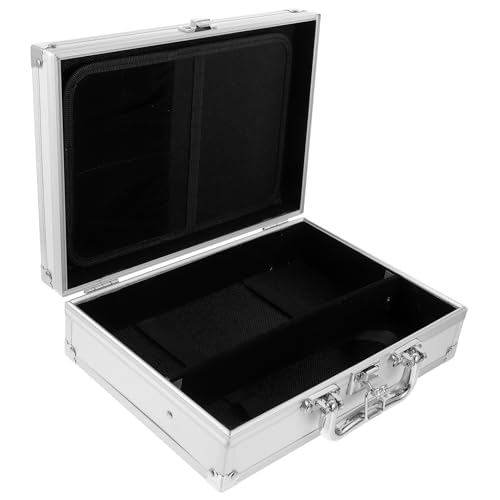Storage Briefcase Briefcase Style Toolbox Aluminum Locking Case for Portable Workstati