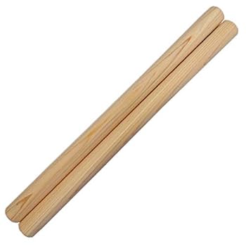 Amazon | 和太鼓バチ 材質：ヒノキ 太さ32mm X 長さ480mm 国産