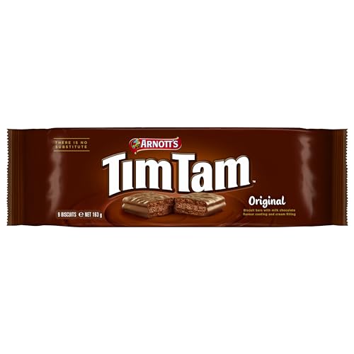 Tim Tam Original Biscuit Bars with Milk Chocolate Flavour Coating, 5.75 oz ℮ 163 g