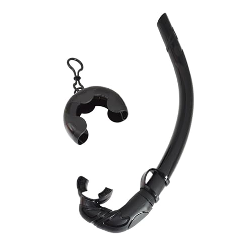XUZHID Silicones Snorkel?Silicones Snorkels Tube Unisex Rolls Up Snorkels Wet Breathing Tube Swim Equipment for Underwater Exploration