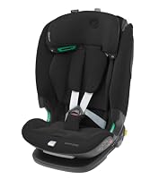 Maxi-Cosi Titan Pro² i-Size Kindersitz, 76 - 150 cm, 15 Monate-12 Jahre, G-CELL-Seitenaufprallschutz, Easy-in Gurtsystem, ClimaFlow, AirProtect-Sicherheitskissen, 4 Liegepositionen, Authentic Black – Ansicht 1