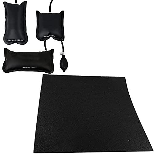 SPARES2GO Universal Washing Machine Tumble Dryer Anti Vibration Mat + Shock Absorbing Stabiliser Pads