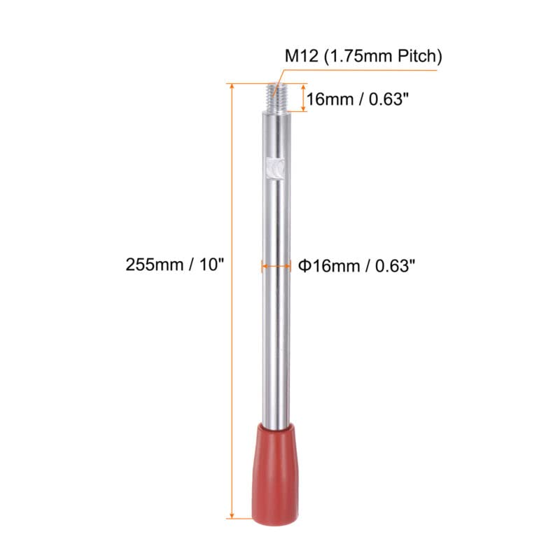Tool parts 4pcs M12 Crank Handle Grip Lathe Machine Revolving Clamping Handles 255mm Length