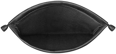 Geekria Headphone Carrying Bag / Universal Headset Protection Pouch / Portable Travel Bag / Soft Headphones Travel Bag (Black PU)