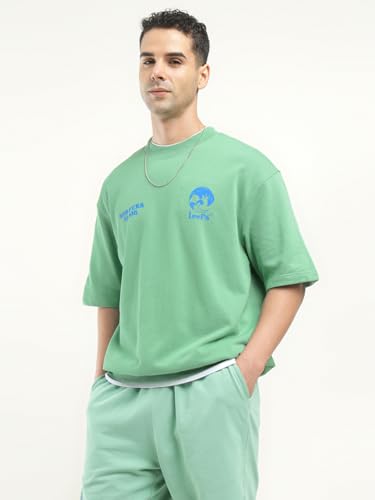Image of Men's Solid Loose Fit T-shirt