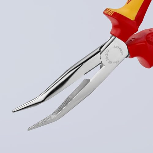 Pince coudée à long bec pour câbler en sécurité sans risquer d'électrocution - 5