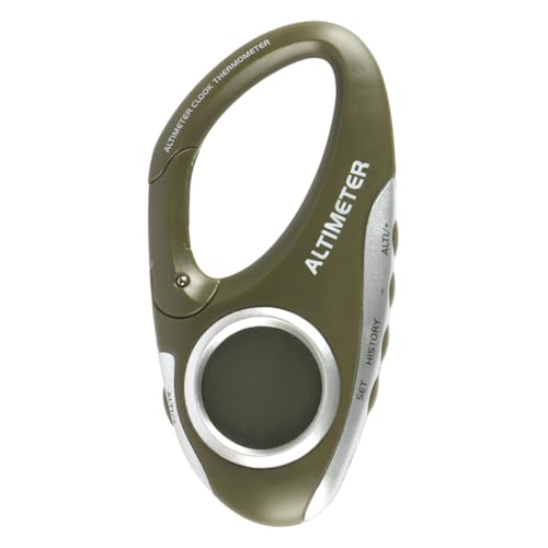 GPS Altímetros y Brújulas 29 Sarini Altímetro Digital con diseño de Gancho portátil, barómetro...
