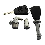 Neiman Compatible Avec Chrysler Pour 200 300 Pour Town Pour Country Interrupteur D'allumage Cylindre De Serrure De Porte Avant Gauche 5179511AA 05139099AA(3pcs Lock 2pcs Keys)