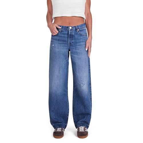 Baggy Jeans for Woman - Wide Leg Jeans Woman - High Wasted with Button Fly