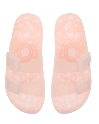 MeMoi Kids Double-Buckle Jelly Slide Sandal2