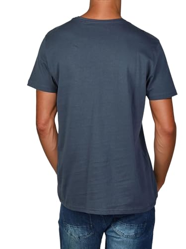 riverso Tshirt Herren Baumwolle Regular Fit RIVLeon 4er Set Pack Rundhals Kurzarm Sommer Tee Shirt Print, Größe:XL, Farbe:Farbmix 10 – Ansicht 6