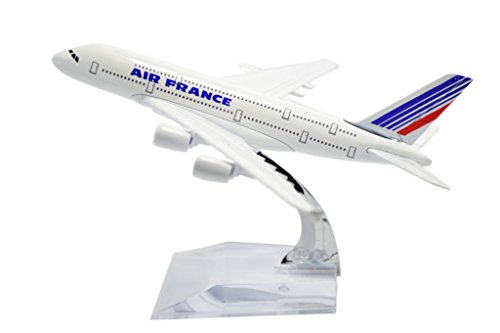 TANG DYNASTY(TM) 1:400 16cm Air Bus A380 Air France Model Plane Toy Plane Model