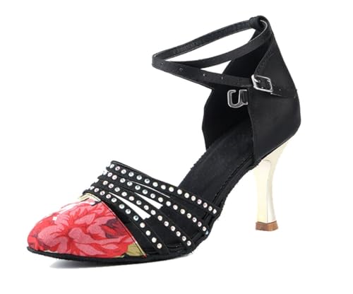 Chaussures Modern Jazz Femme Noir à Talon de 7.5cm et Pointure 35