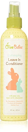 Olive Babies Hair Detangling Leave-in Conditioner Spray, 8 Ounce